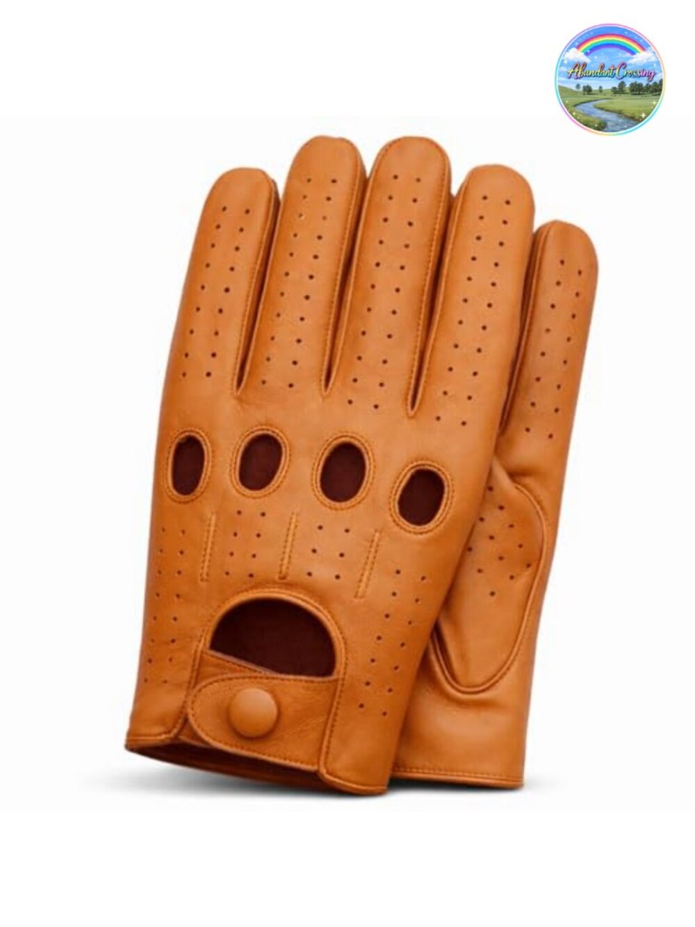 Genuine Cowhide Leather Driving Gloves – Classic European Motoring Style,